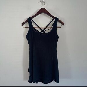 EUC Lululemon Athletica Black Tank Top with Crisscross Back 8